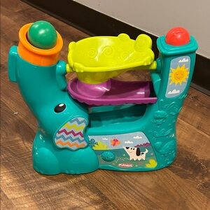 Fisher-Price Colorful Elephant Ball Drop Toy